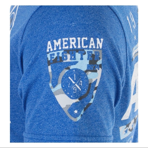 American Fighter Men's T-shirt MCCORMICK Crew neck Athletic Fit - Picture 7 of 11